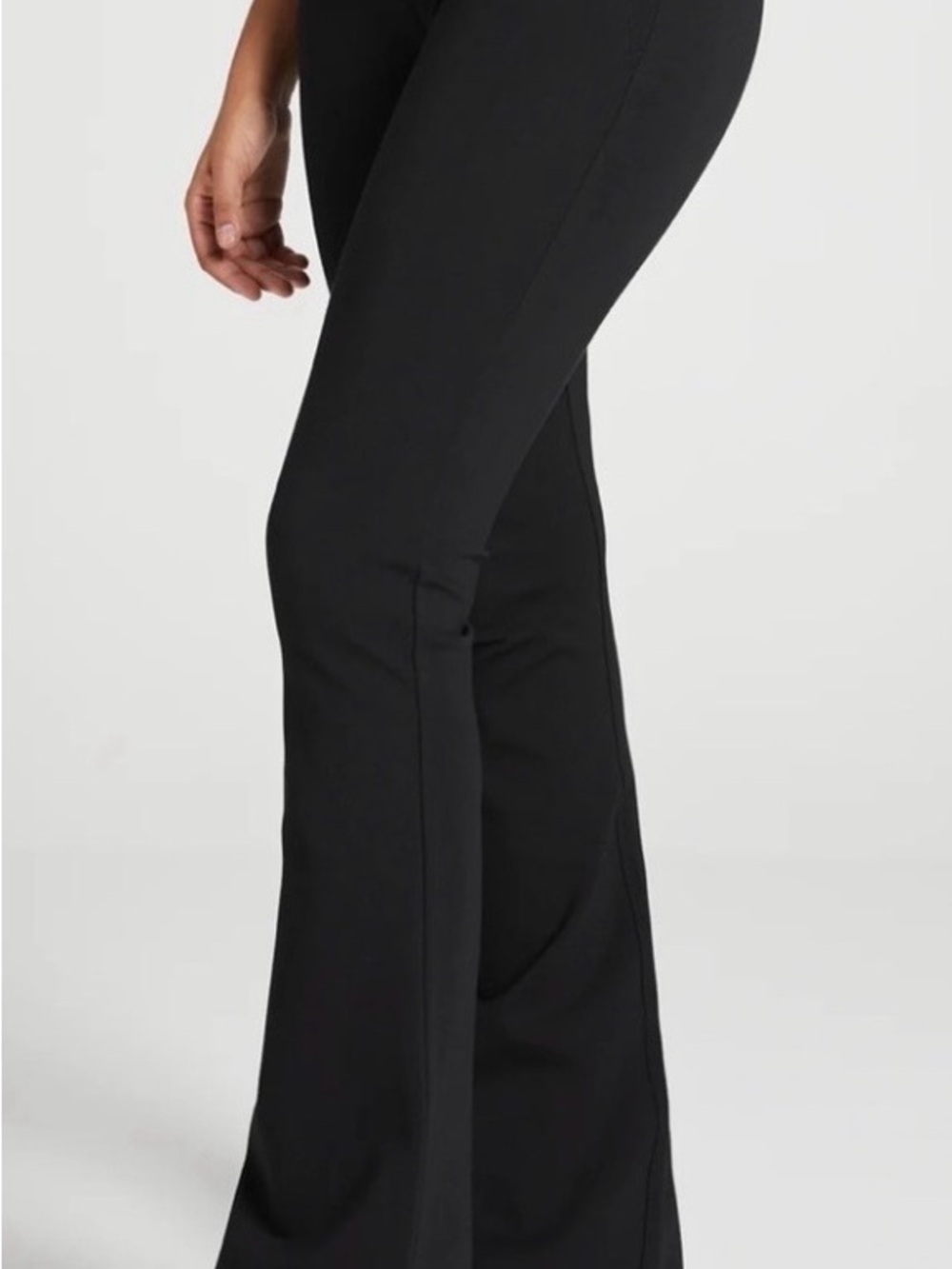 Betabrand Women's Black Dress Yoga Flared Pants